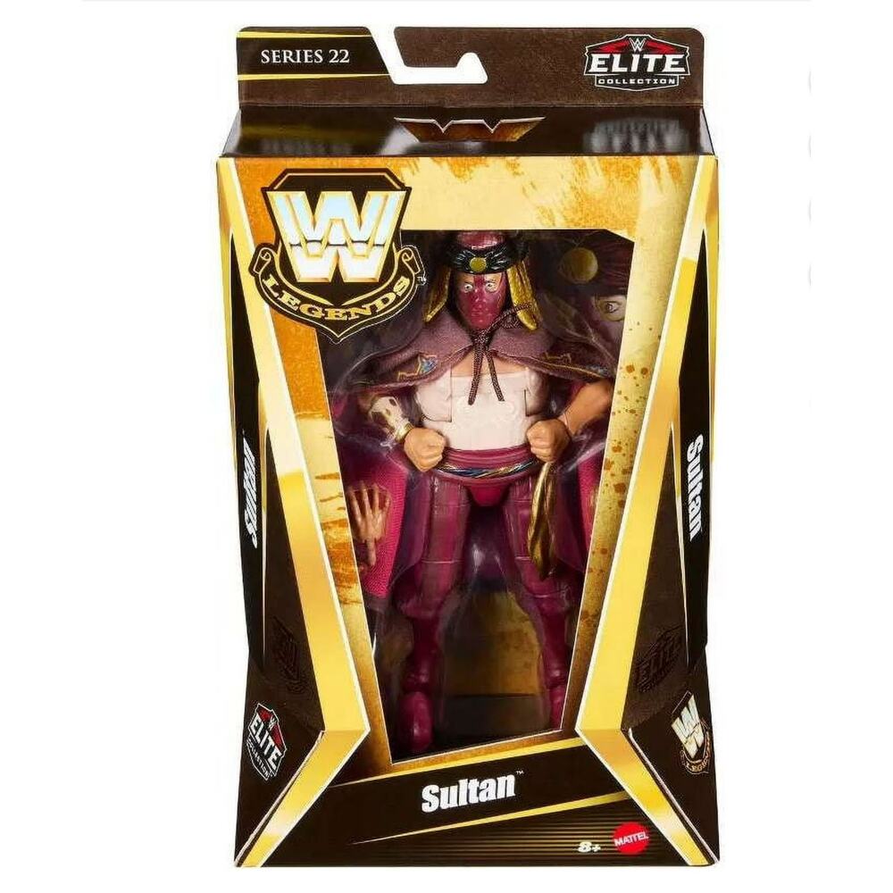 Mattel WWE Wrestling Legends Series 22 Sultan Collectible Action Figures